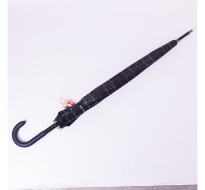 Зонтик трость полуавтомат сложный 117 см, синий