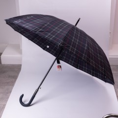 Зонтик трость полуавтомат сложный 117 см, синий Зонтик трость полуавтомат сложный 117 см, синий