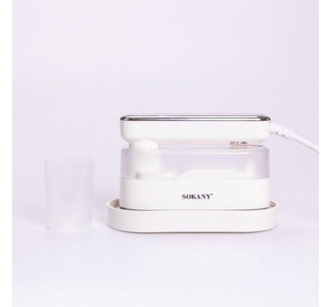 Дорожня праска SOKANY SK-11045 з керамічною підошвою, білий