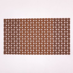 Килимок для душового піддону протиковзкий 73*40 см, коричневий