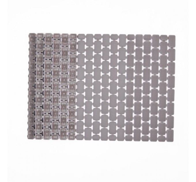 Килимок для душового піддону протиковзкий 73*40 см, сірий