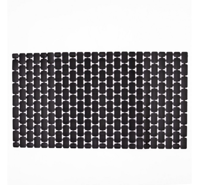 Килимок для душового піддону протиковзкий 73*40 см, чорний