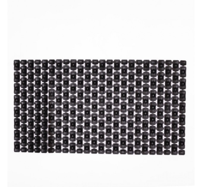 Килимок для душового піддону протиковзкий 73*40 см, чорний