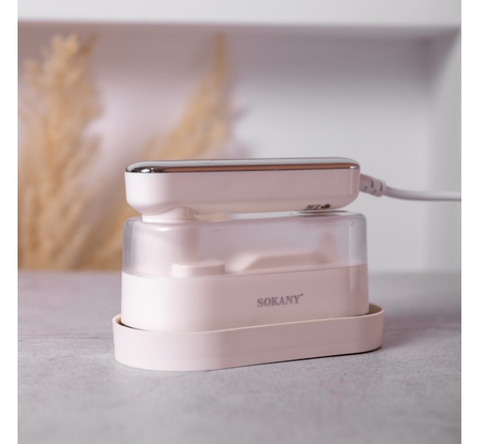 Дорожня праска SOKANY SK-11045 з керамічною підошвою, білий