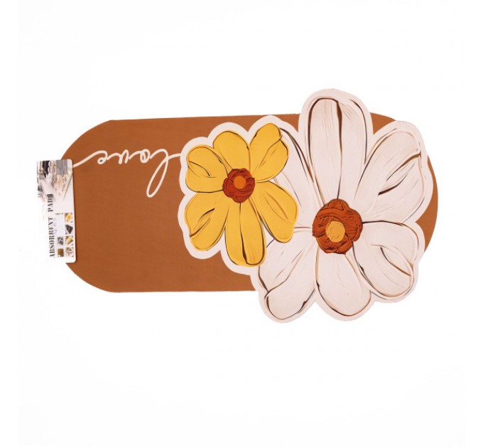 Килимок вологопоглинаючий для ванної кімнати 75*45 см, помаранчевий