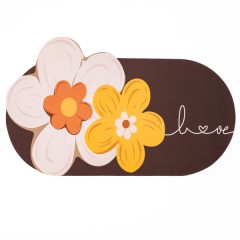 Килимок вологопоглинаючий для ванної кімнати 75*45 см, коричневий