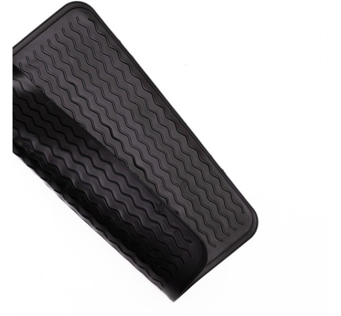 Килимок силіконовий для сушки посуду 40*30 см, чорний