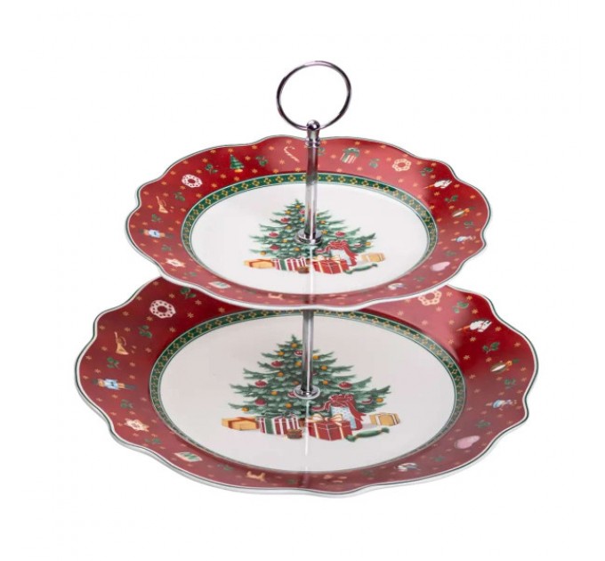 Етажерка двоярусна Christmas 33 см