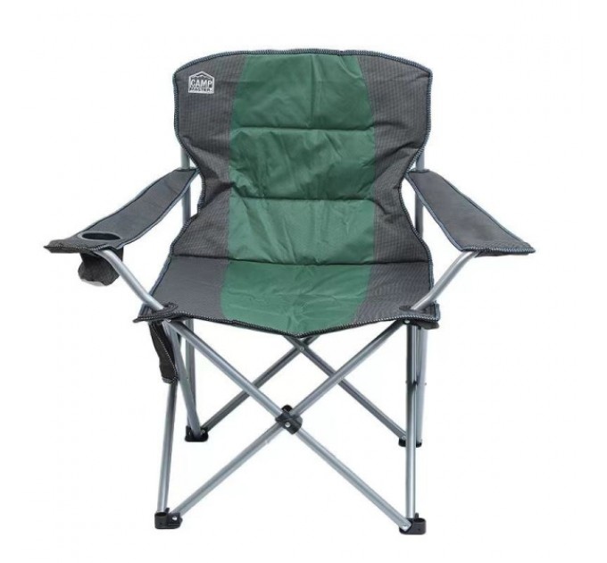 Крісло туристичне розкладне 58*94*95 см з підсклянником, зелений