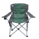 Крісло туристичне розкладне 58*94*95 см з підсклянником, зелений