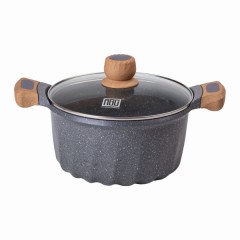 Каструля алюмінієва MGC з антипригарним покриттям 5 л, сірий