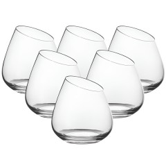 Набір склянок Stunning 6 штук по 450 мл, прозорий