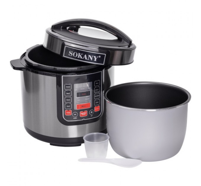 Мультиварка Sokany SK-07053 на 7 л, сталь