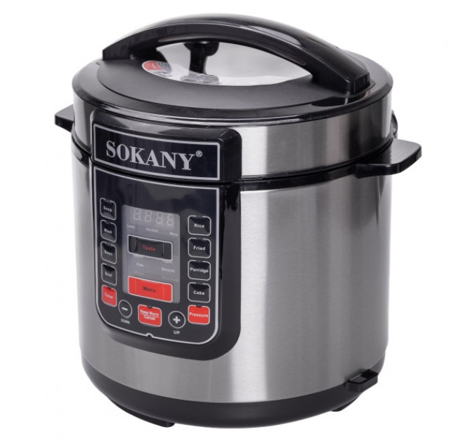 Мультиварка Sokany SK-07053 на 7 л, сталь