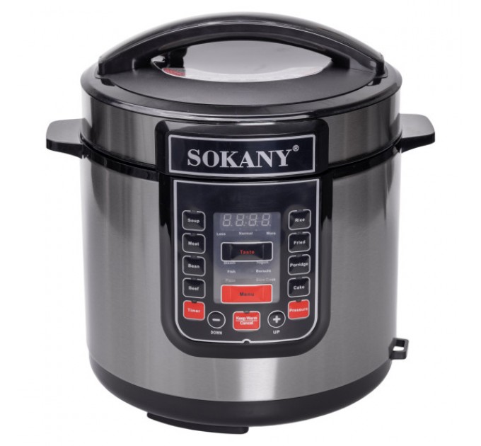 Мультиварка Sokany SK-07053 на 7 л, сталь