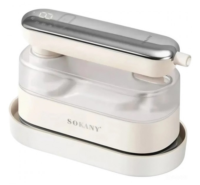 Дорожня праска SOKANY SK-11045 з керамічною підошвою, білий