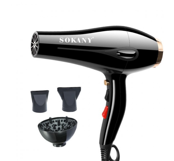 Фен для волос SOKANY SK-2213 с насадками Фен для волос SOKANY SK-2213 с насадками