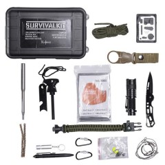 Туристичний набір для виживання 15 в 1 у пластиковому кейсі