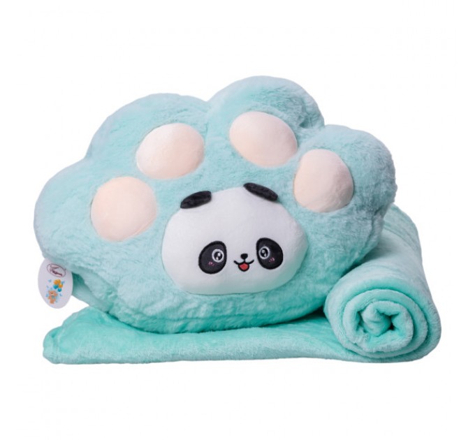 Іграшка-подушка з пледом та муфтою Панда 120*160см