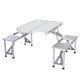Стіл-трансформер для кемпінгу алюмінієвий 86*67*67 см