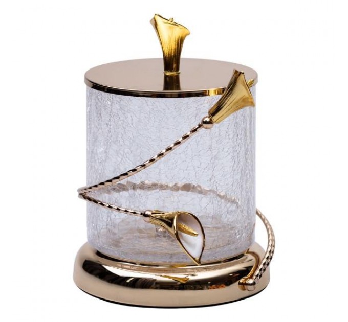 Банка для сыпучих продуктов Calla lilies декоративная 20 см