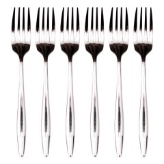 Набір десертних виделок SHINY 6 штук із нержавіючої сталі