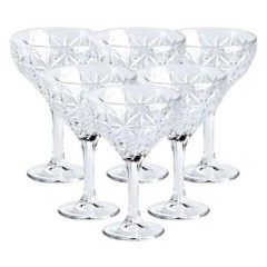 Набір креманок для шампанського під кришталь 6 штук по 290 мл, прозорий Набір креманок для шампанського під кришталь 6 штук по 290 мл, прозорий