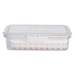Контейнер для льоду пластиковий 30.5*16*7.5 см, бежевий Контейнер для льоду пластиковий 30.5*16*7.5 см, бежевий
