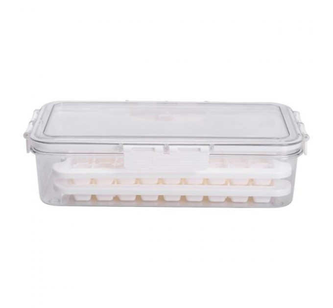 Контейнер для льоду пластиковий 30.5*16*7.5 см, бежевий