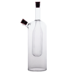 Пляшка для олії та оцту подвійна Paci 100/400 мл скляна