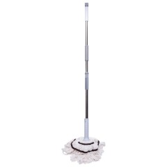 Швабра мотузкова для миття підлоги 135 см, блакитний