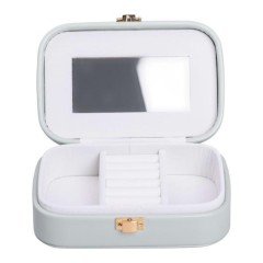 Скринька-органайзер для прикрас з накидним замком 15х10х5 см, оливковий