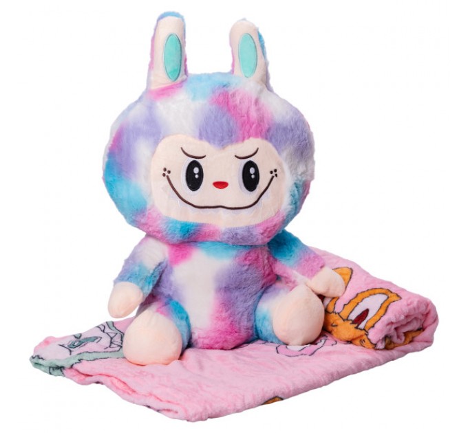 Labubu велика м'яка іграшка, фіолетовий