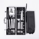 Набір аксесуарів для грилю та барбекю в кейсі 19 предметів