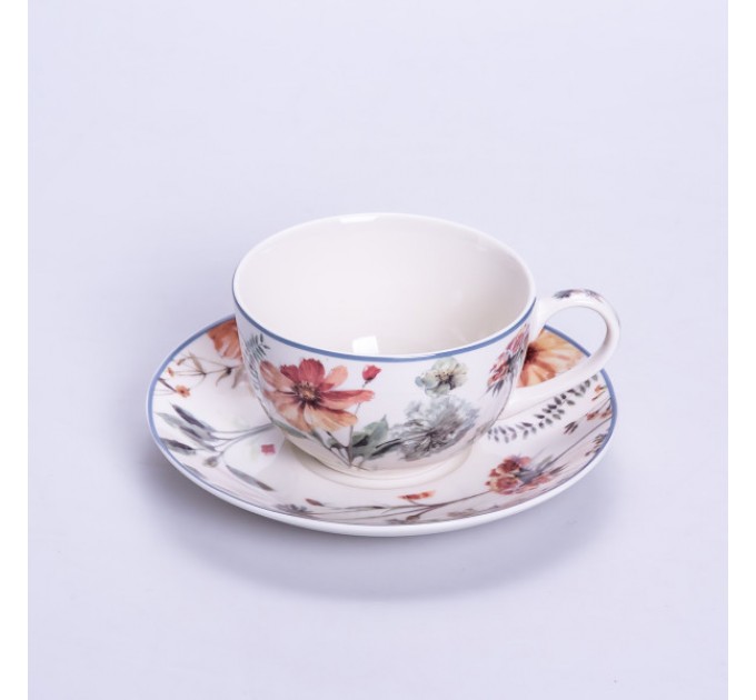 Столовий сервіз на 6 персон порцеляновий Fleur