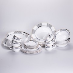 Столовий сервіз на 6 персон порцеляновий Geometry