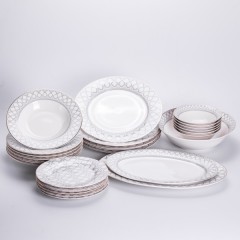 Столовий сервіз на 6 персон порцеляновий Emir