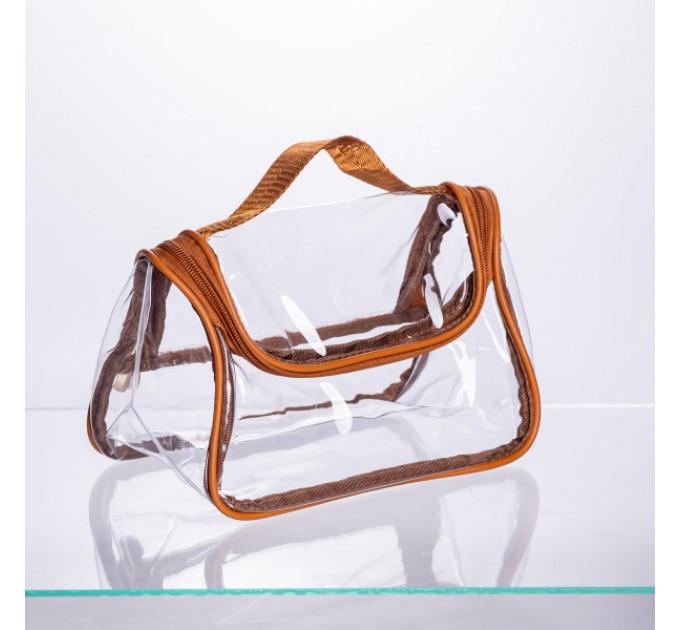 Набір косметичок прозорих 2 штуки 23.5*13*16 см/ 18*8*10.5 см