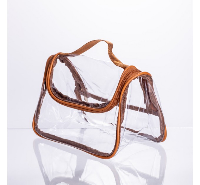 Набір косметичок прозорих 2 штуки 23.5*13*16 см/ 18*8*10.5 см