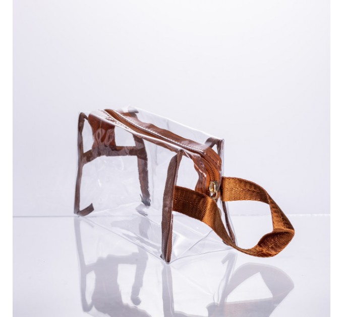 Набір косметичок прозорих 2 штуки 23.5*13*16 см/ 18*8*10.5 см