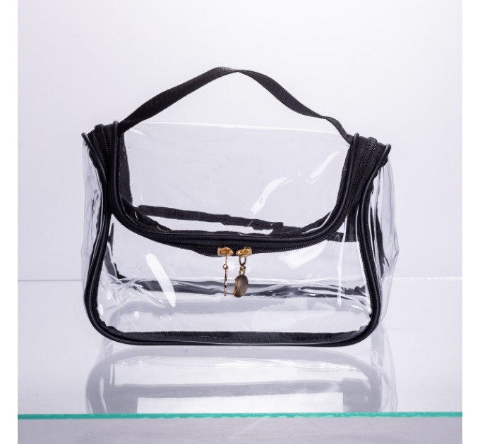 Набір косметичок прозорих 2 штуки 23*14.5*17 см/ 18*8*10.5 см