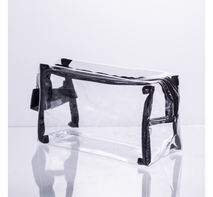 Набір косметичок прозорих 2 штуки 23*14.5*17 см/ 18*8*10.5 см