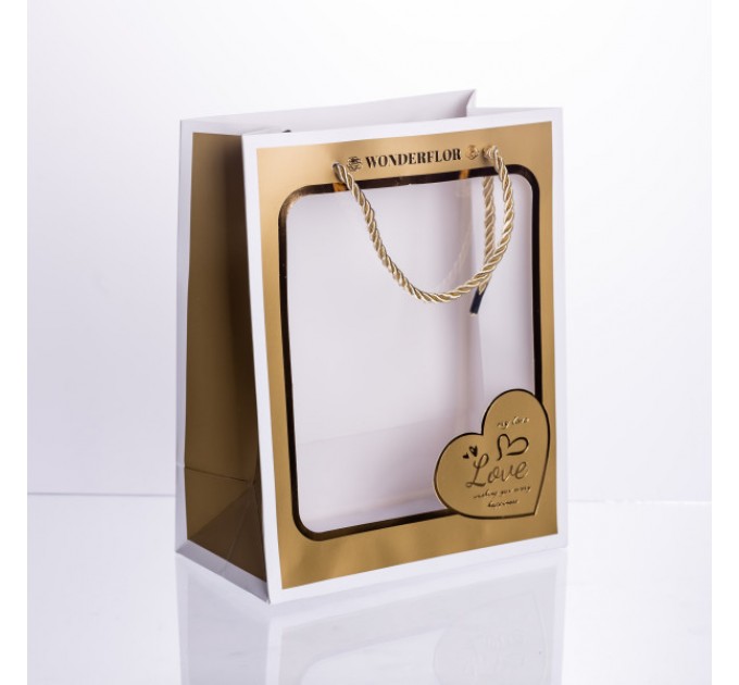 Подарунковий пакет Love 18*10*23 см 12 штук в упаковці