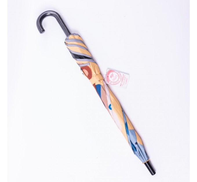 Дитяча парасоля-тростина механічна 90 см, жовтий