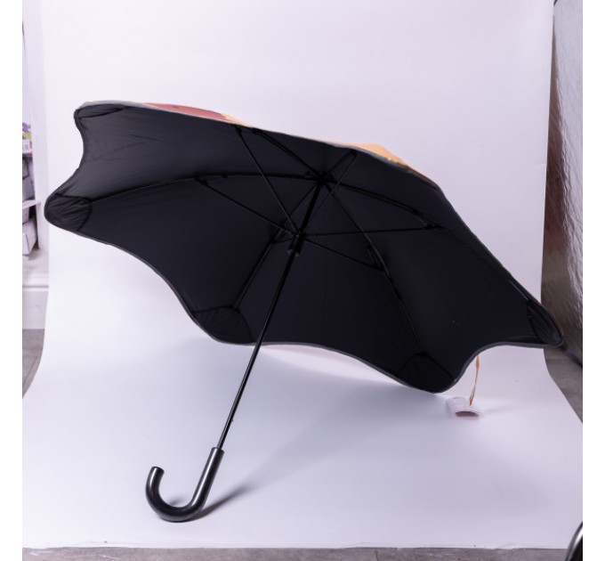 Дитяча парасоля-тростина механічна 90 см, жовтий