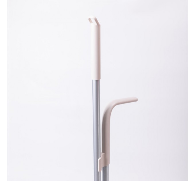 Набір для прибирання щітка та совок з довгою ручкою 82 см, бежевий