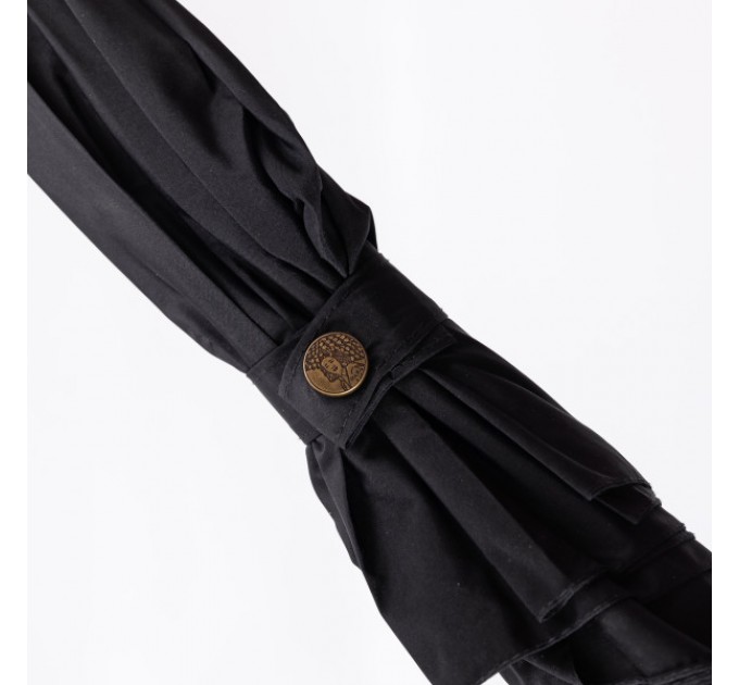 Парасоля-тростина складна напівавтомат 124 см, чорний