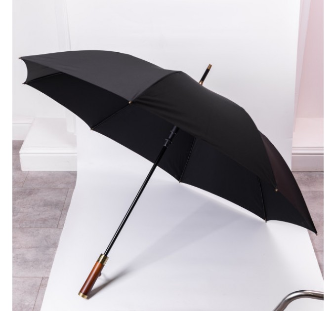 Парасоля-тростина складна напівавтомат 124 см, чорний