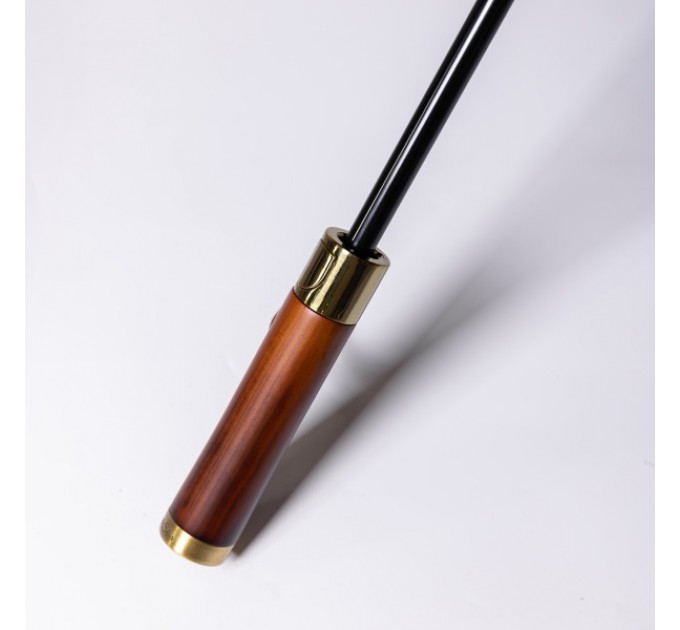 Парасоля-тростина складна напівавтомат 124 см, чорний