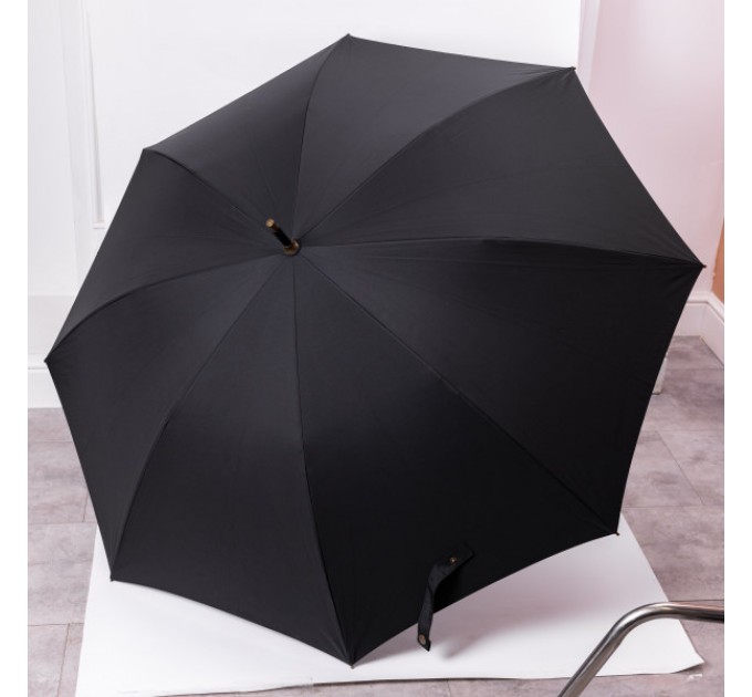 Парасоля-тростина складна напівавтомат 124 см, чорний